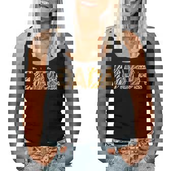 Dada Wild Animal Print Zebra Giraffe Tiger Leopard Father Women Tank Top | Mazezy