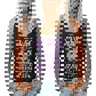 Daddy Of The Birthday Girl Butterfly Family Matching Women Tank Top | Seseable CA