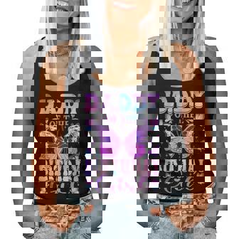 Daddy Of The Birthday Girl Butterfly Party Matching Family Women Tank Top | Mazezy