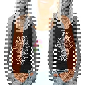 Dead Pancreas Society Sugar Diabetes Awareness Skull Flower Women Tank Top | Seseable CA