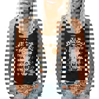 Dental Vibes Flowers Dental Hygienist Dentists Women Tank Top - Monsterry