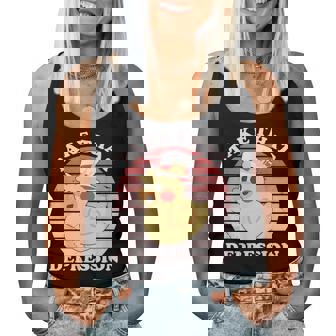 Take That Depression Duck Vintage Women Tank Top | Mazezy