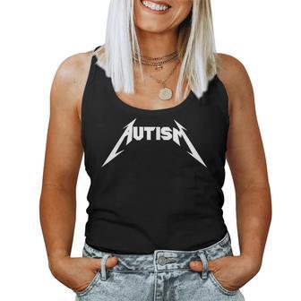 Diseño Divertido Autismo Esqueleto Meme Metal Rock Para Hombres Es Camiseta sin mangas para mujer - Regaloses