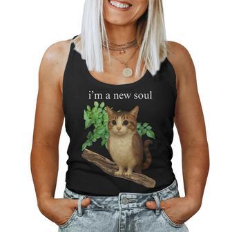 Divertente Meowl Meme Gufo Gatto Meme Brainrot Gen Alpha Canotta da donna - Novitaregali