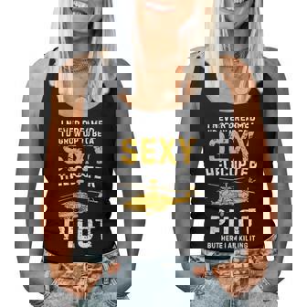 Divertido Arte Piloto De Helicóptero Para Hombres Y Es Amantes De Los Helicópter Camiseta sin mangas para mujer - Regaloses