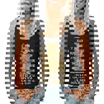 Divertido Emperador Romano Gato Historia Profesor Antiguo Gato Amante Camiseta sin mangas para mujer - Regaloses