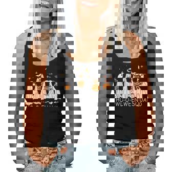 Dog Ghost Cute Dog Dressed As Ghost Halloween Women Women Tank Top | Mazezy