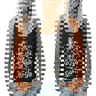 Dog Mama Fur Mama Skeleton Rocking The Dog Mom & Aunt Life Women Tank Top - Thegiftio