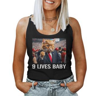 Donald Trump Cat Nine Lives Baby 9 Lives Baby Lovers Women Women Tank Top | Mazezy