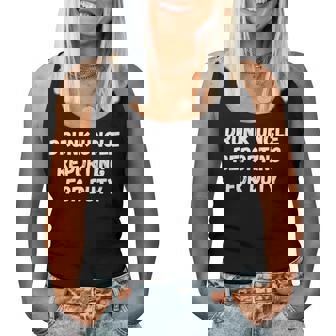 Drunk Uncle Reporting For Duty Women Tank Top | Mazezy