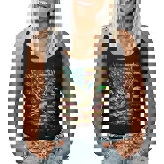 Duck Hunter American Flag Waterfowl Hunting Women Tank Top | Mazezy