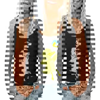 Duck Plays Volleyball Women Tank Top - Thegiftio