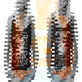 Due To Inflation This Is My Halloween Costume Girls Women Tank Top | Seseable UK