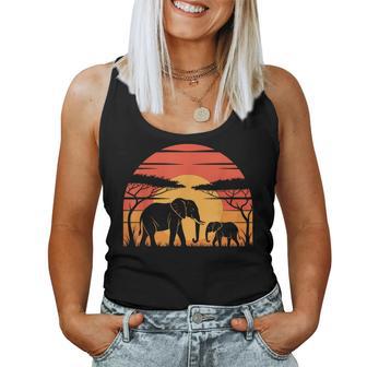 Elefante Estilo Retro Elefanteintage Hombres Es Niños Camiseta sin mangas para mujer - Regaloses