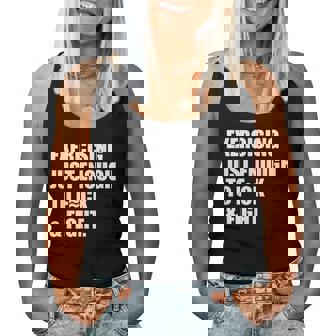 Exercising Just-Enough To Fck & Fight Vintage Women Tank Top | Mazezy