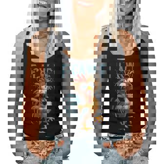 F-Caw-F Chicken Humor F-Caw-F Quote Rooster Meme Women Tank Top | Mazezy