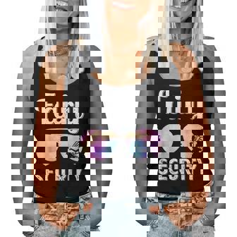 Fairy Security Birthday Family Halloween Costume Dad Mom Women Tank Top - Thegiftio