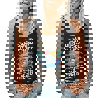 Family Vacation Cruising Husband And Wife Cruise Ship Women Tank Top | Mazezy