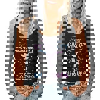 My Favorite Gymnast Calls Me Grandma Gymnastics Grandma Women Tank Top - Monsterry