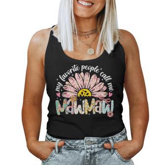 My Favorite People Call Me Mawmaw Girly Women Women Tank Top - Thegiftio UK