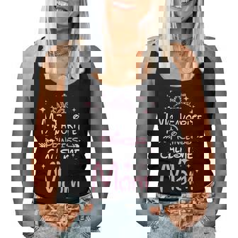 My Favorite Princess Calls Me Mom Mom Daughter Women Tank Top - Monsterry