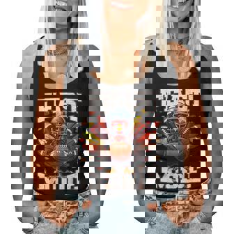 Feast Mode Turkey Vintage Fall Football Thanksgiving Boy Women Tank Top | Seseable UK