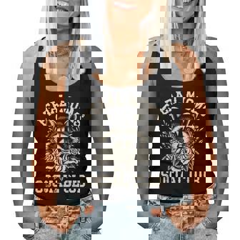 Feral Moms Social Club Trendy Mom Raccoon Women Tank Top | Mazezy