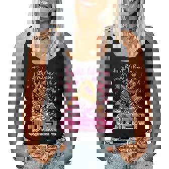 Fight Like A Queen Sneakers Breast Cancer Warrior Girl Women Tank Top - Monsterry