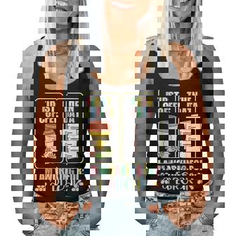 First Coffee Then Data I Am Earning Break Special Education Women Tank Top | Mazezy