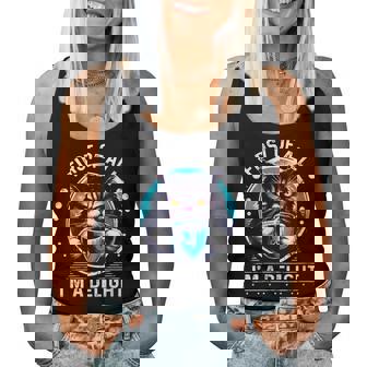 First Of All I M A Delight Cat Coffee Sarcastic Women Tank Top | Mazezy