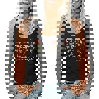 Foi Grâce Et Amour Et Écriture Biblique Floraleintage Débardeur pour femme - Cadeauxyz