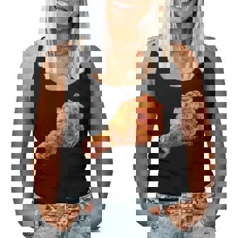 Fried Chicken Drumstick Food Halloween Costume Graphic Women Tank Top | Mazezy