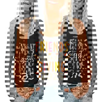 Friendsgiving Squad 2025 Matching Fall Thanksgiving Friends Women Tank Top - Monsterry