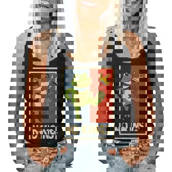 Frog No Kings No Kings In America Women Tank Top | Mazezy