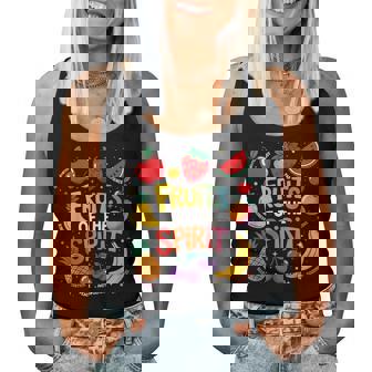 Fruit Of The Spirit Fruit Colorful Summer Vacation Christian Women Tank Top | Mazezy