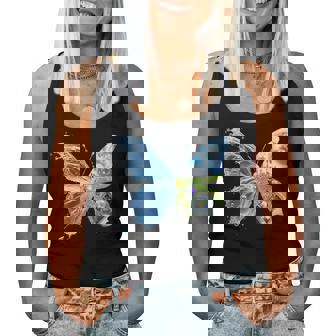 Frutiger Aero Aesthetic Butterfly Computer Fishes Scenery Women Tank Top - Thegiftio