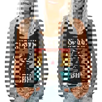 67 Meme Bruh With Cat Boys Girls Ns Six Seven Bruh Women Tank Top | Seseable CA