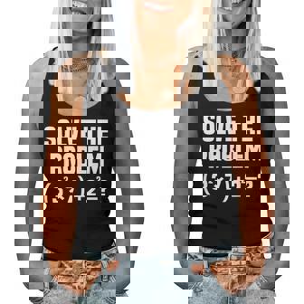 67 Meme Math Six Seven Teacher Brainrot Joke Women Tank Top - Thegiftio