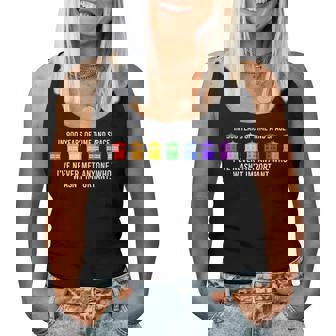 In 900 Years Of Time And Space Rainbow Flag Graphic Women Tank Top - Monsterry