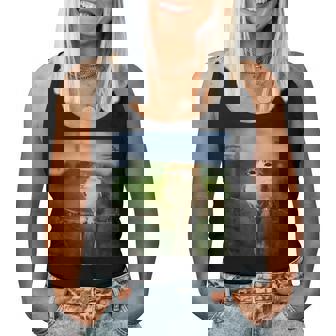 Cat Owl Meme Meowl Meme Brainrot Gen Z Memes Women Tank Top | Seseable FR