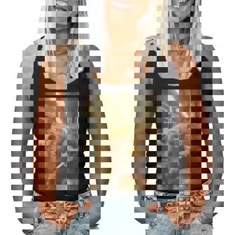 Disgusting Doll Face Meme Smoking Y2k Sarcastic Women Tank Top | Seseable CA