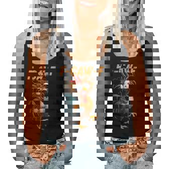 F-Caw-F Chicken Fcawf Chicken Women Tank Top | Mazezy