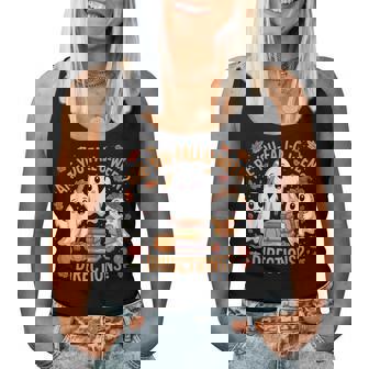 Are You Fall O Ween Directions Teacher Halloween Ghost Women Tank Top - Monsterry