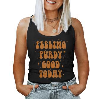 Feeling Purdy Good Purdy Cool For Meme Women Women Tank Top - Thegiftio UK
