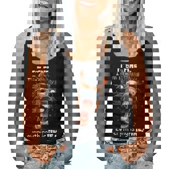 Horse It's Fine I'm Fine Everything Is Fine Women Tank Top | Mazezy