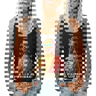 I'm Telling Dad Religious Christian Jesus Meme Women Tank Top | Seseable UK