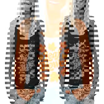 Leaf Blower Fall Autumn Costume Matching Outfit Women Tank Top - Thegiftio