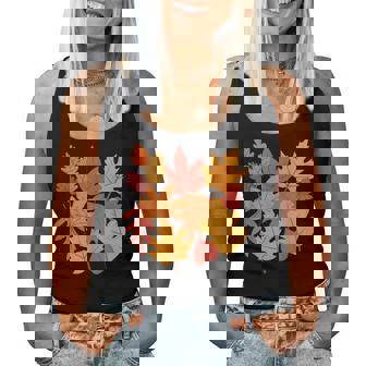 Leaf Blower Fall Costume Couple Halloween Matching Women Tank Top - Monsterry