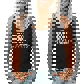 Meme Bruh Read Your Bible Christian Religious Faith Women Tank Top | Mazezy