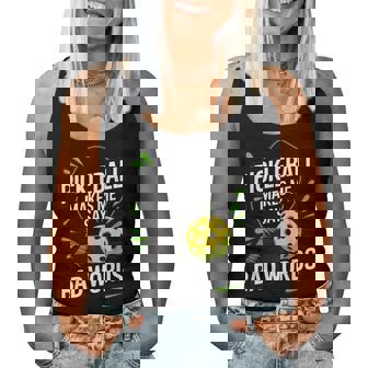 Pickleball Makes Me Say Bad Words Player Women Tank Top | Seseable CA